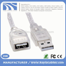 White Standard USB 2.0 Male to Female M/F Extension Extender 0.2m Cable